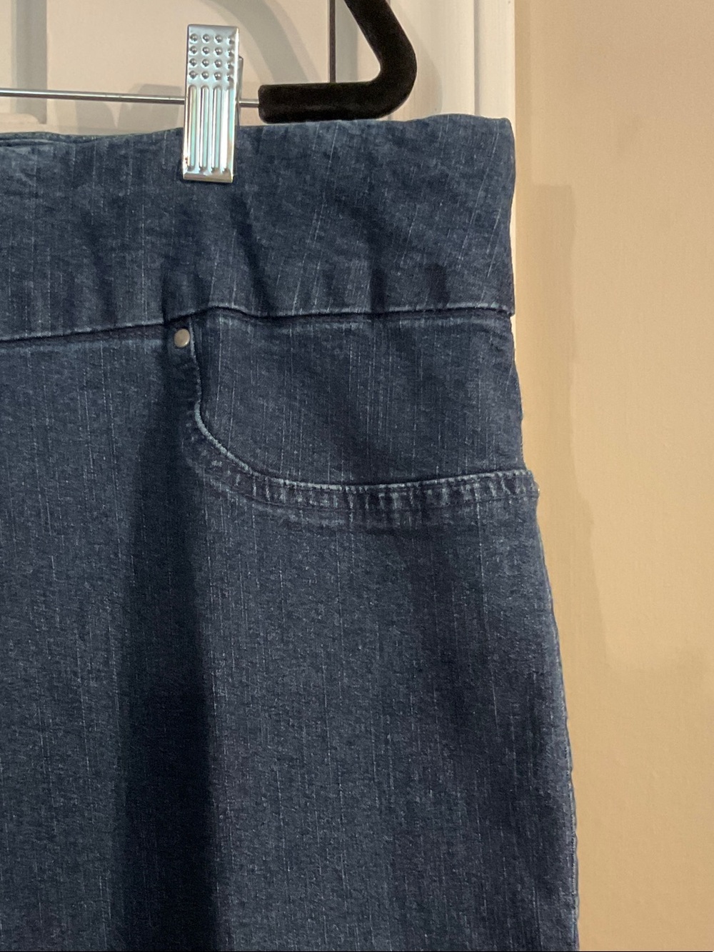 Ruby Rd. Dark Blue Ankle-Length Stretch Jeans - Picture 3 of 8